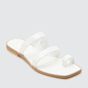 BNIB Dolce Vita Isala Sandals-White Croco